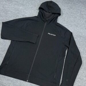 Lululemon x Peloton City Sweat Hoodie Men 2XL Black Full Zip Performance Stretch